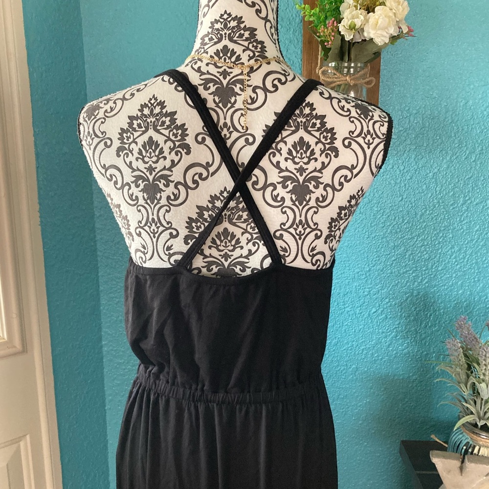 Mossimo | Women’s Long Black Spaghetti Strap Maxi Dress - Picture 5 of 8